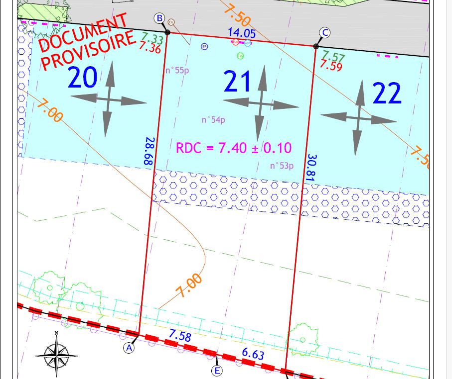 Terrain  - 418m² 