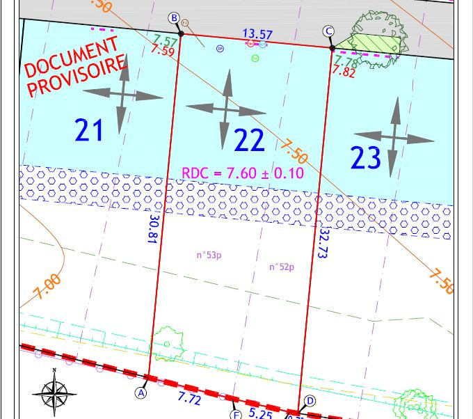 Terrain  - 432m² 