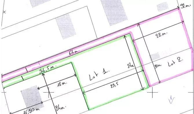 Terrain  - 1 100m² - DONGES DONGES