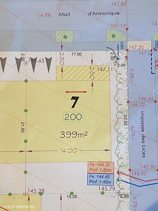 Terrain  - 399m² - BREAL SOUS VITRE BREAL SOUS VITRE