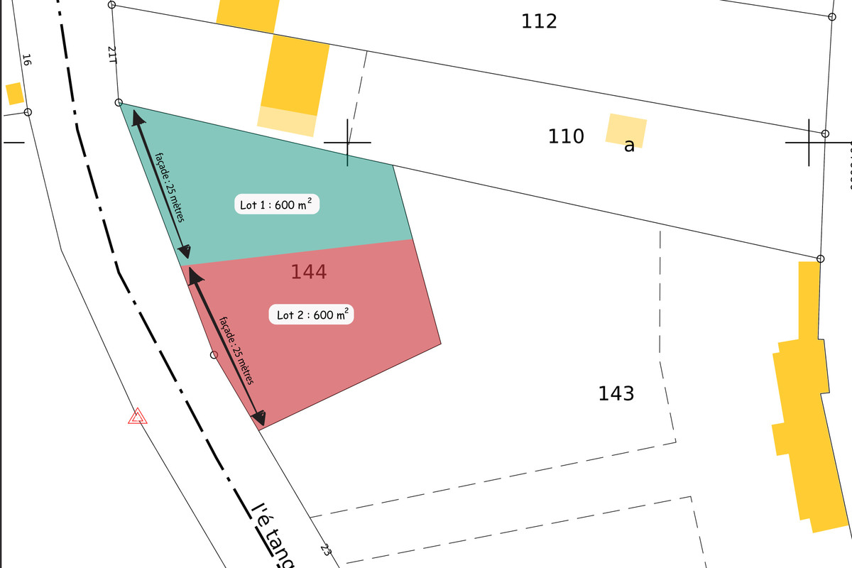 Terrain  - 600m² - DOMART EN PONTHIEU DOMART EN PONTHIEU